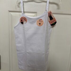Shapermint Essentials White Seamless Tank Top Built-in Support shapewear Size L
